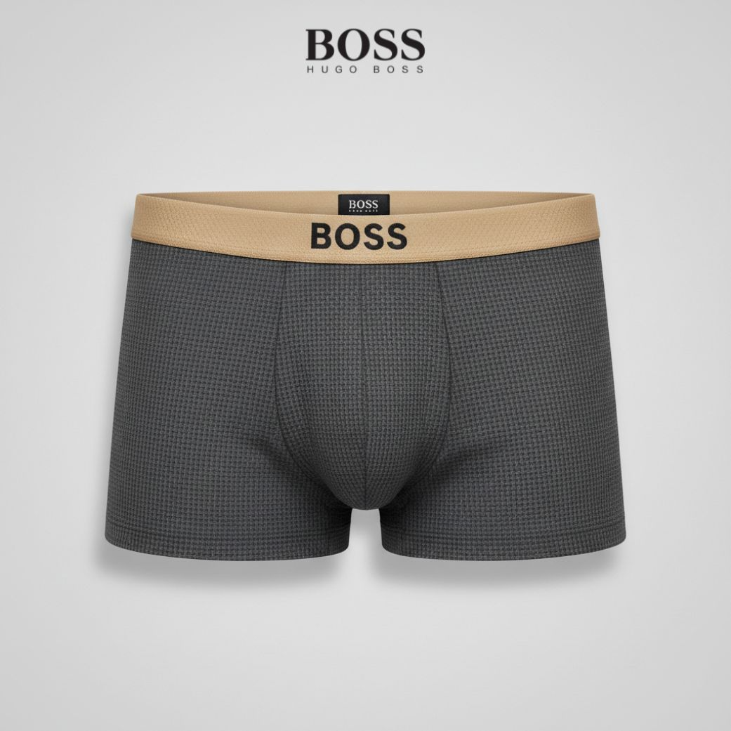BOSS – Waffel-Boxershorts 4er-Pack